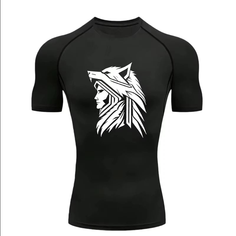 Wolf Knight Design 2026 Men’s  - Compression Shorts Athletes ulasan dan harga